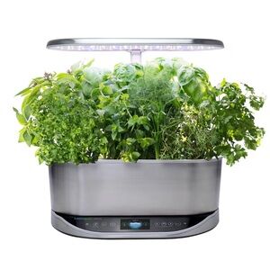 Aerogarden Bounty Elite Stainless Steel Hydroponic Garden